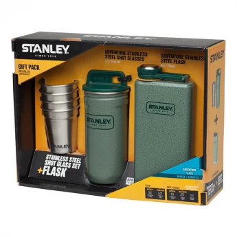 Набор: стопки STANLEY ADVENTURE 0,59L + фляга STANLEY ADVENTURE 0,23L 10-01883-002 зеленый